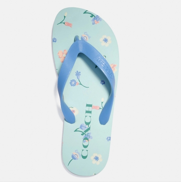 Coach Zak Flip Flop with Floral - Picture 2 of 8